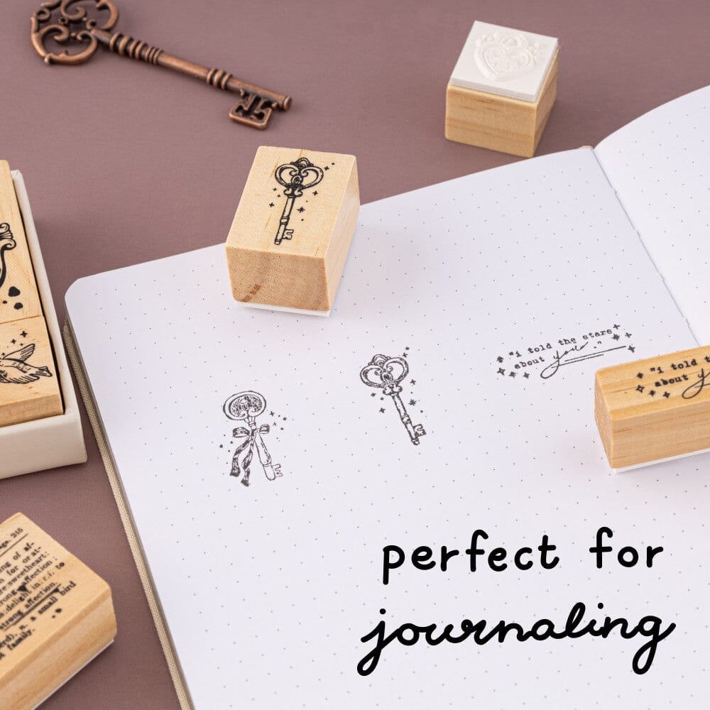 Tsuki ‘Love Lock’ Bullet Journal Stamp Set ☾