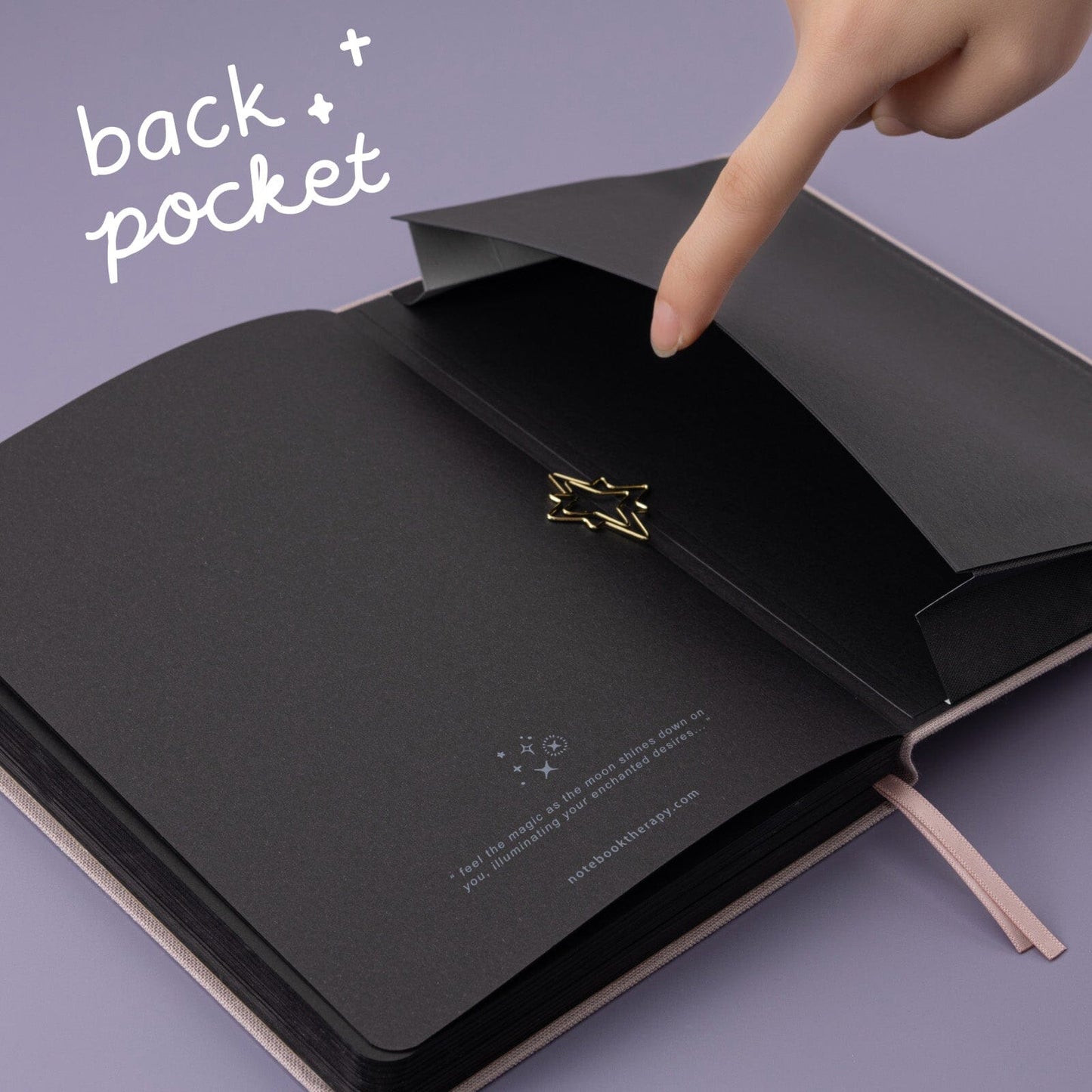 Tsuki ‘Lunar Magic’ Limited Edition Black Page Bullet Journal ☾