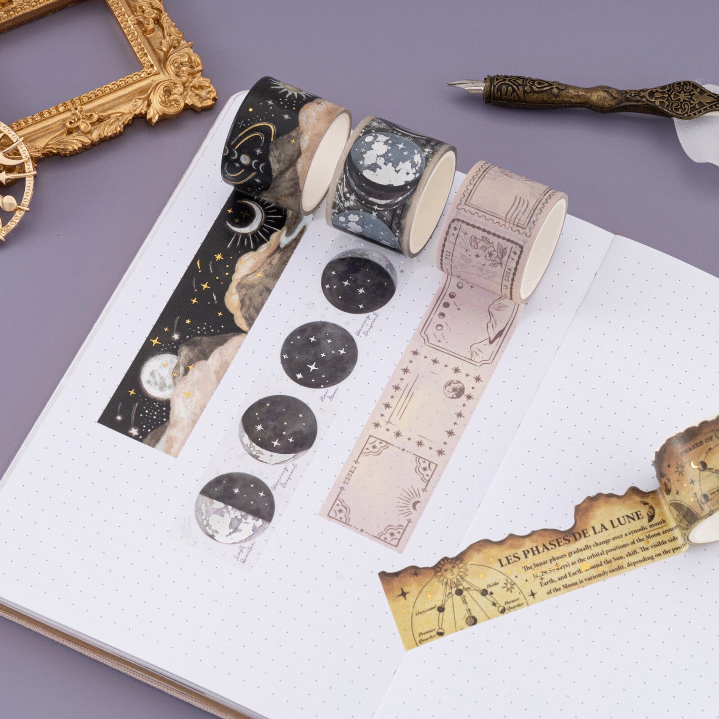 Tsuki ‘Lunar Mystery’ Washi Tape Set ☾