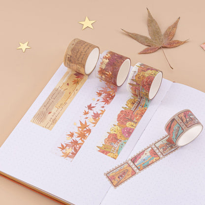 Tsuki ‘Maple Journey’ Washi Tape Set ☾