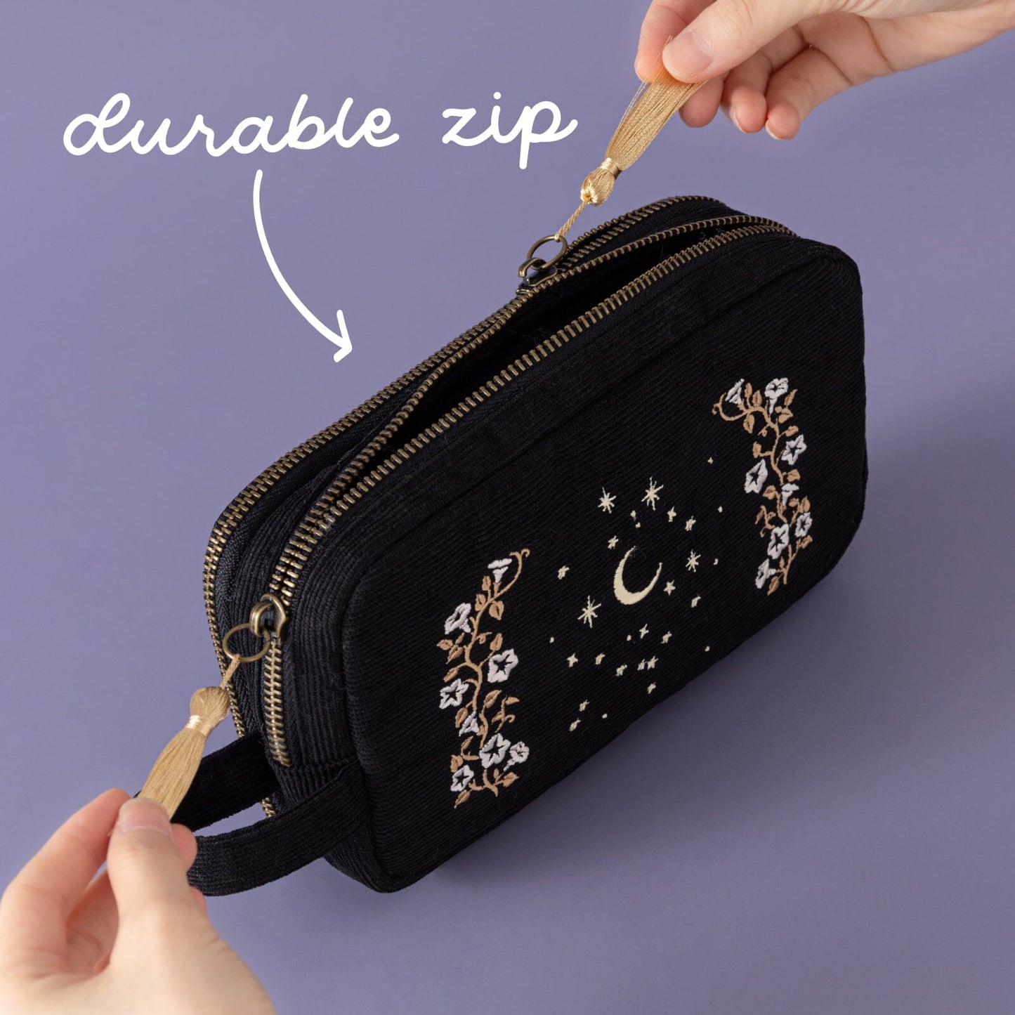 Tsuki ‘Moonflower Magic’ Travel Pen Pouch ☾