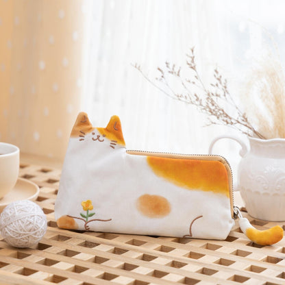 Tsuki ‘Neko Days’ Travel Pen Pouch ☾