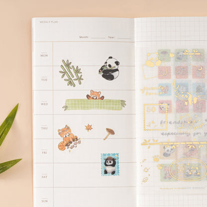 Tsuki ‘Panda Friends’ Sticker Set ☾