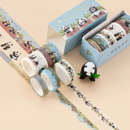 Tsuki ‘Playful Panda’ Washi Tape Set