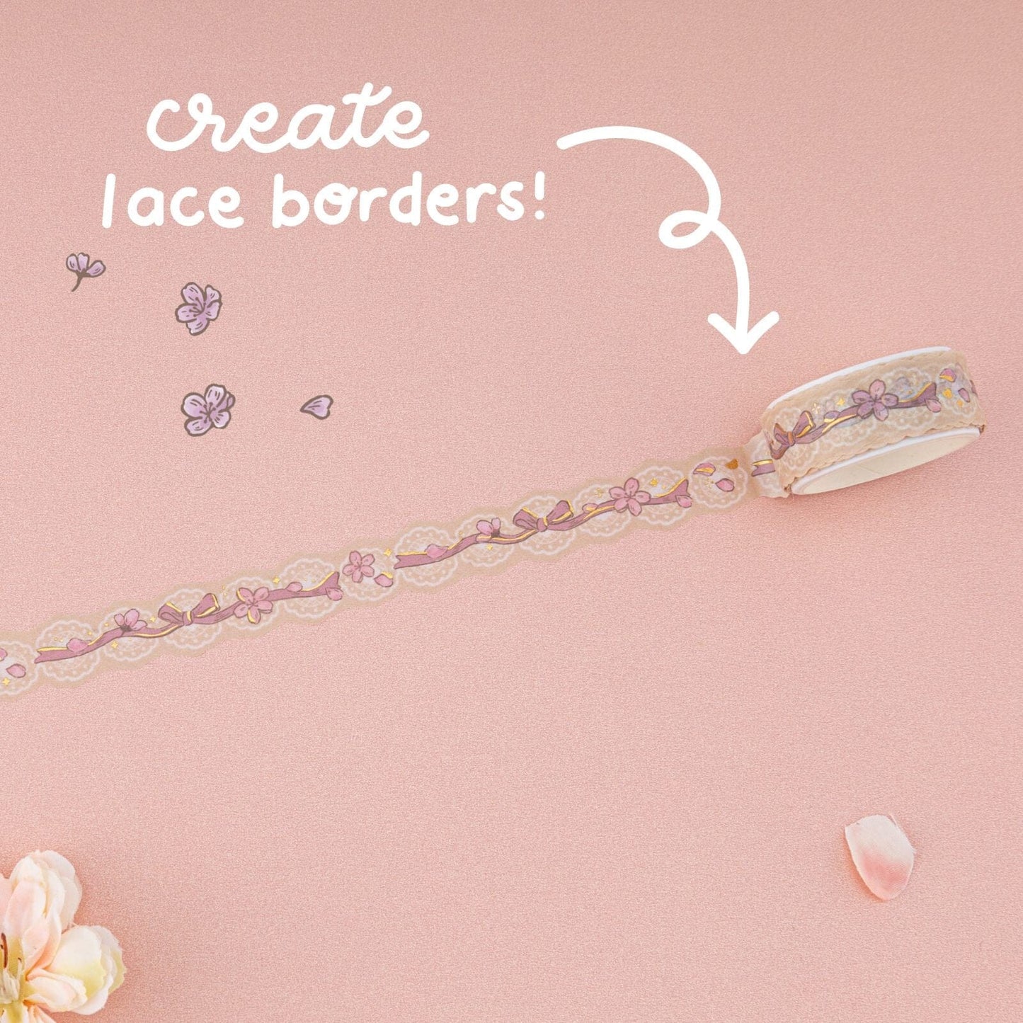 Tsuki ‘Sakura Breeze’ Washi Tape Set ☾