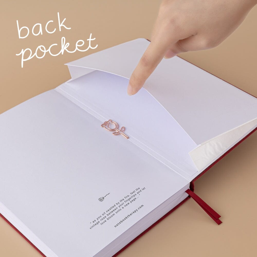 Tsuki ‘Vintage Rose’ Petal Red Limited Edition Bullet Journal ☾