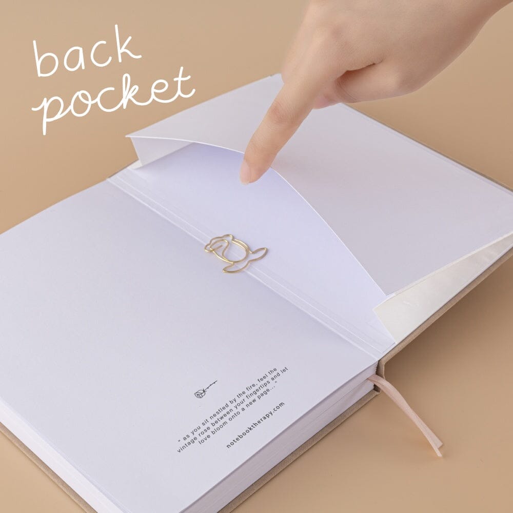 Tsuki ‘Vintage Rose’ Pressed Petal Limited Edition Bullet Journal ☾