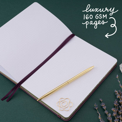 Tsuki ‘Summer Witch’ Limited Edition Glitter Linen Bullet Journal ☾