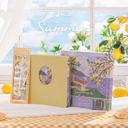 Tsuki Four Seasons: Summer Collector’s Edition 2025 3D Holographic Sticker Set ☾