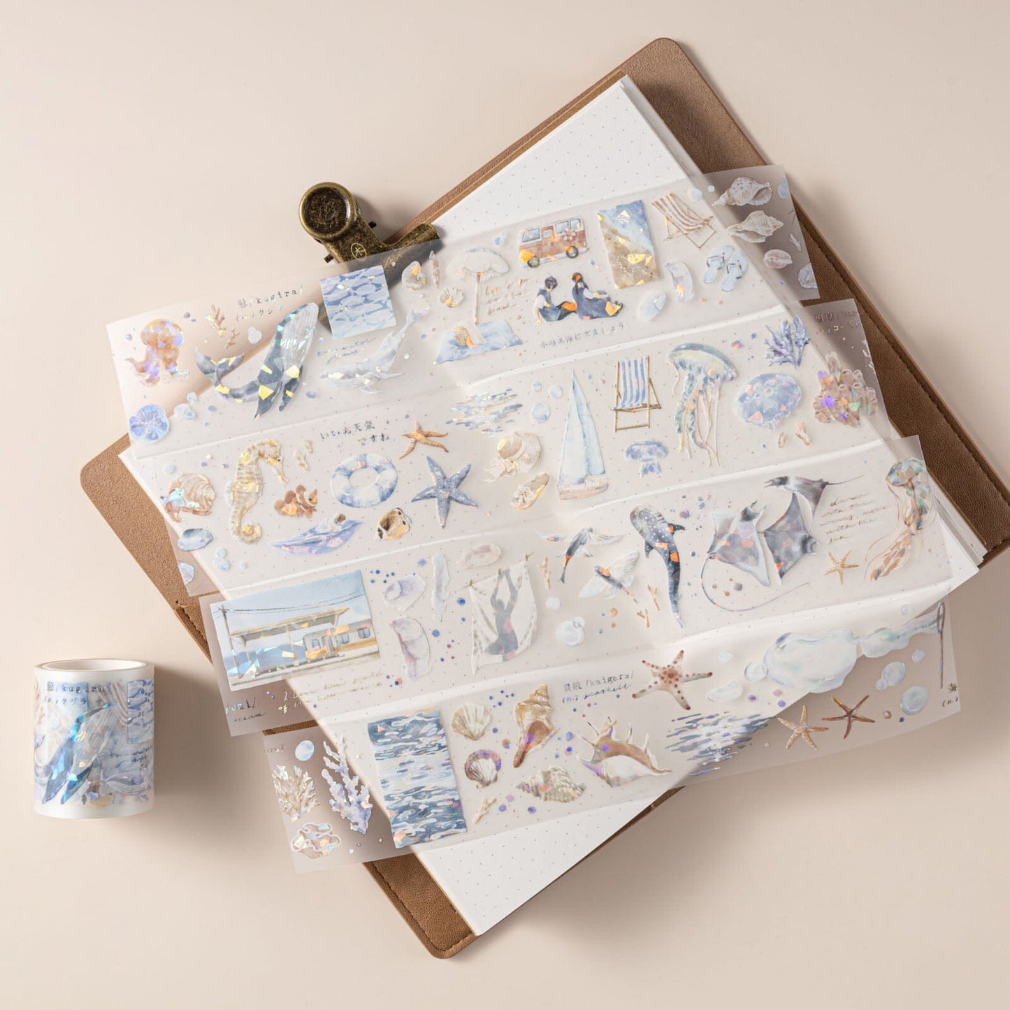 Hinoki - ‘Into the Wave’ Decorative PET Tape Set