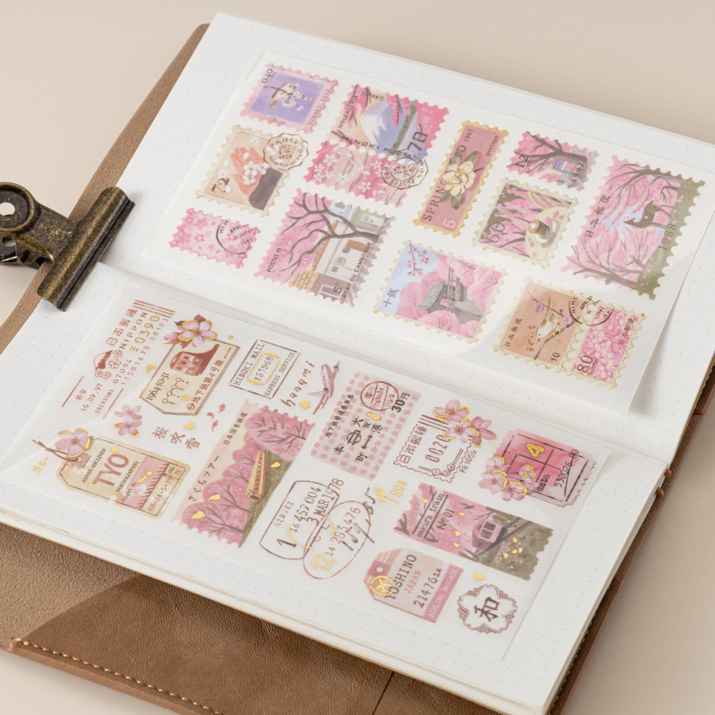 Hinoki - ‘Sakura Haze’ Print-On Sticker Set