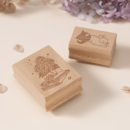 Hinoki - ‘Into the Summer’ Engraved Wooden Stamp Set
