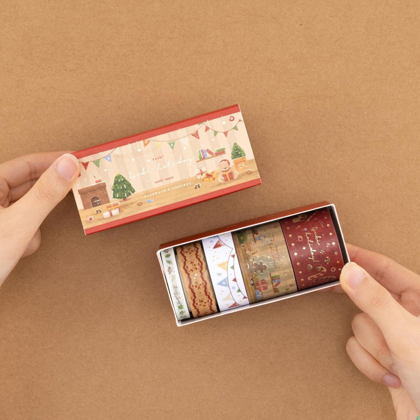 Tsuki Holiday Christmas Washi Tape Set ☾