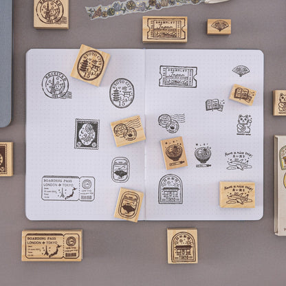 Tsuki ‘Journey in Japan’ Bullet Journal Stamp Set ☾