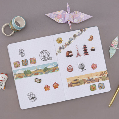 Tsuki ‘Journey in Japan’ 3D Sticker Set ☾