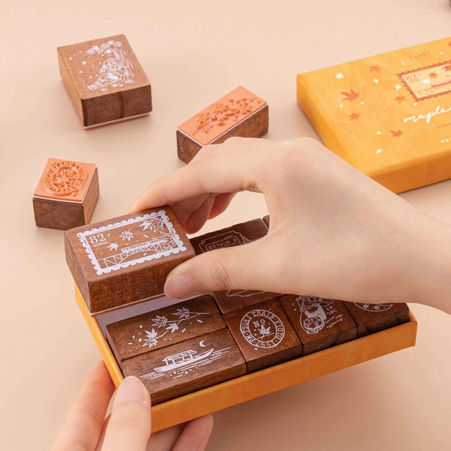 Tsuki ‘Maple Journey’ Bullet Journal Stamp Set ☾