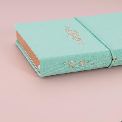 Tsuki ‘Sakura Mint’ A6 Travel Notebook ☾