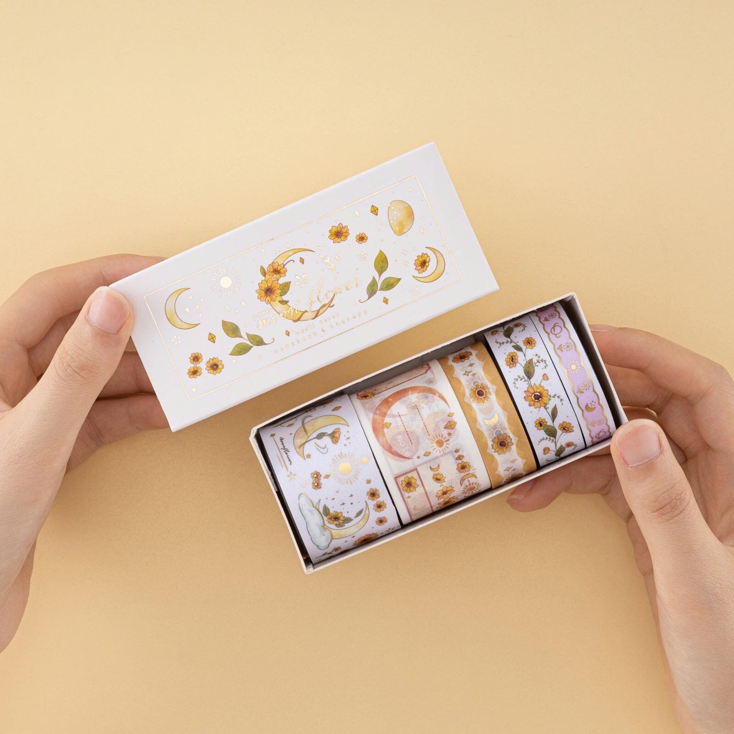 Tsuki ‘Summer Moonflower’ Washi Tape Set ☾