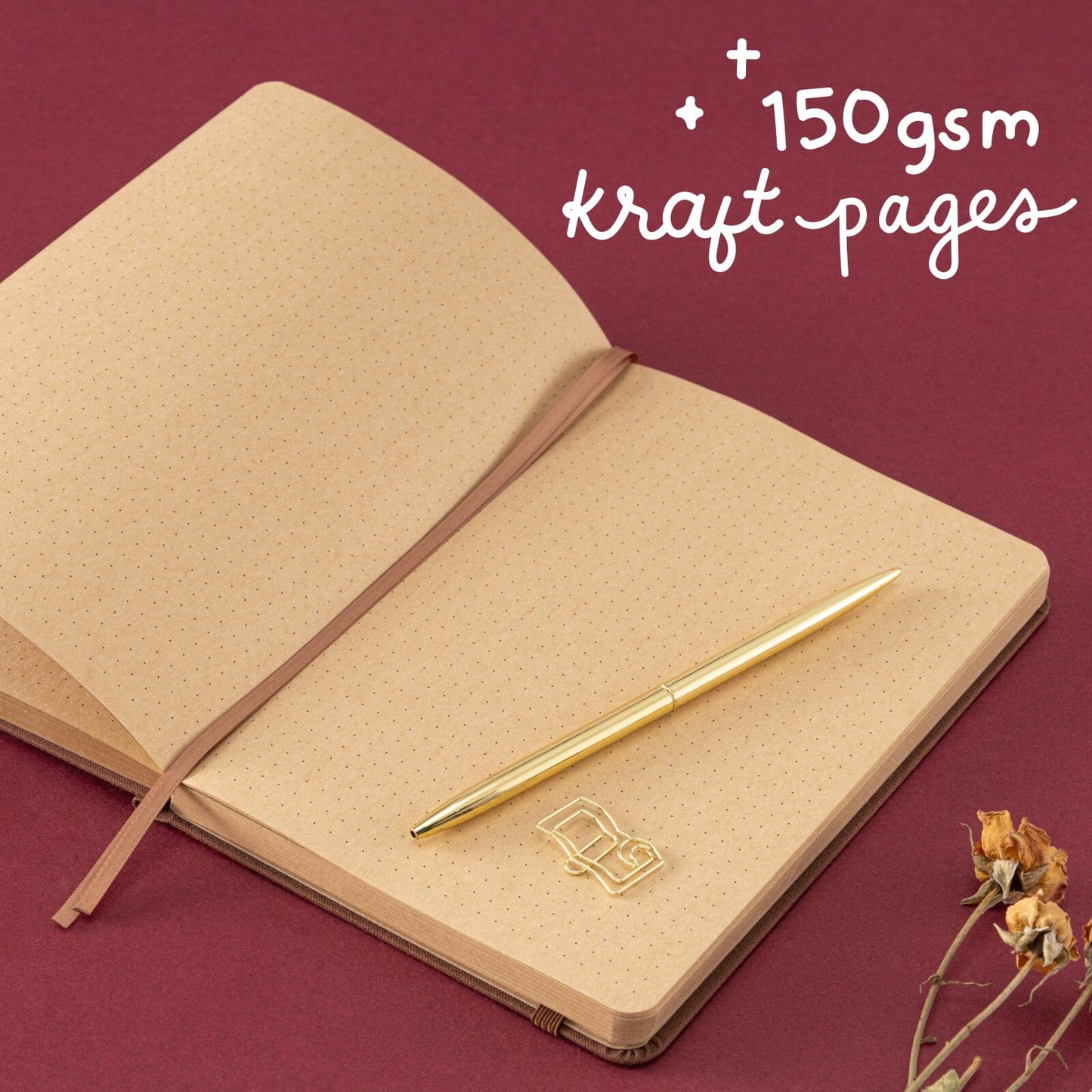 Tsuki ‘Atelier Magic’ Limited Edition Kraft Paper Bullet Journal in A5 ☾