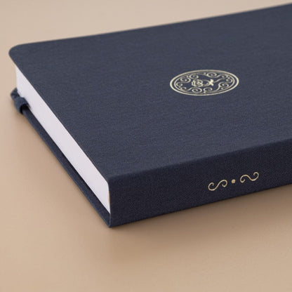 Tsuki ‘Vintage Rose’ Antique Blue Limited Edition Bullet Journal ☾