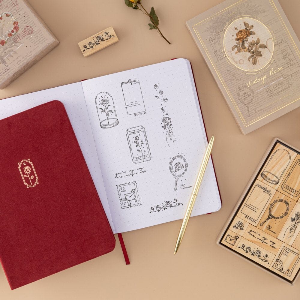 Tsuki ‘Vintage Rose’ #2 Large Stamp Set ☾