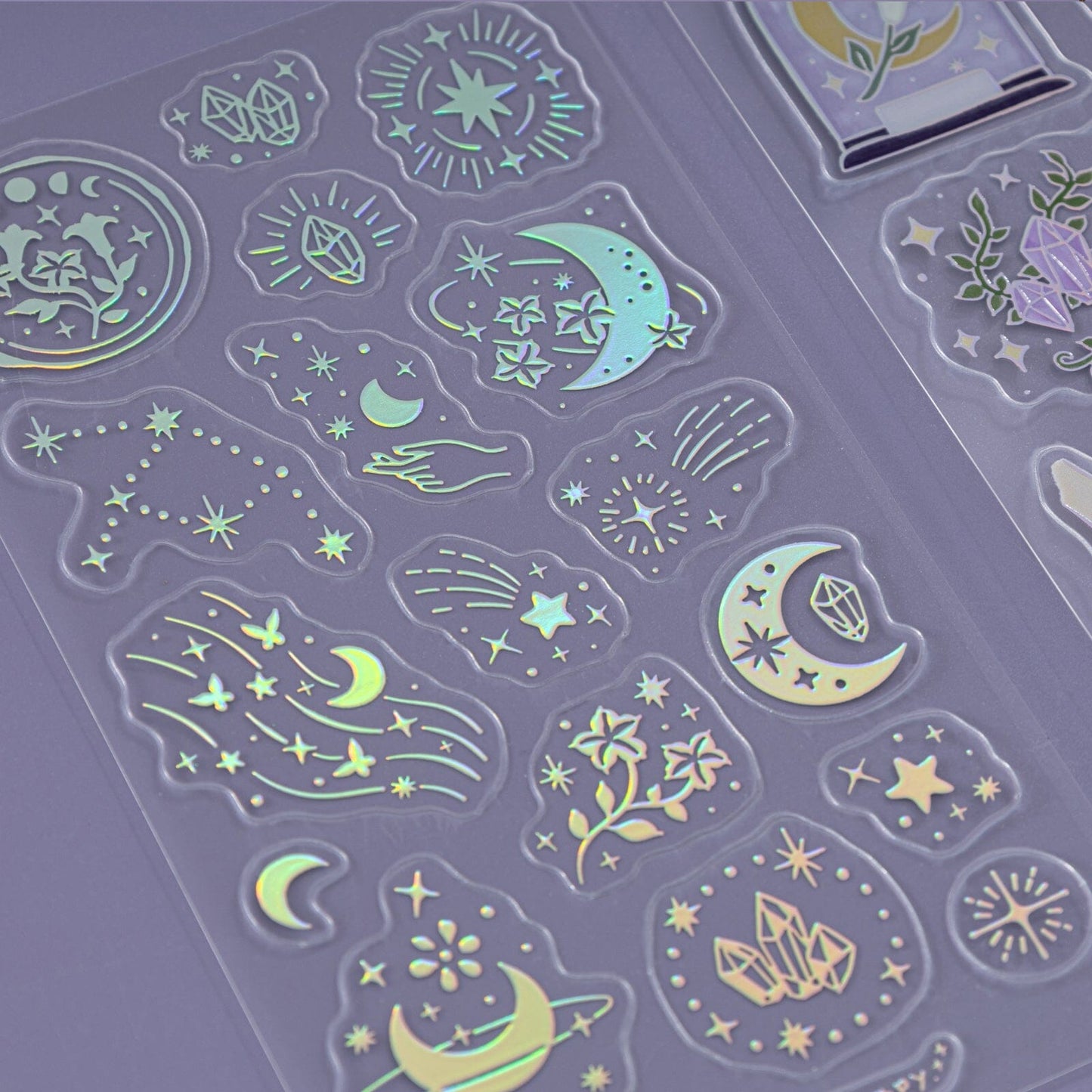 Tsuki ‘Moonflower Magic’ 3D Sticker Set ☾