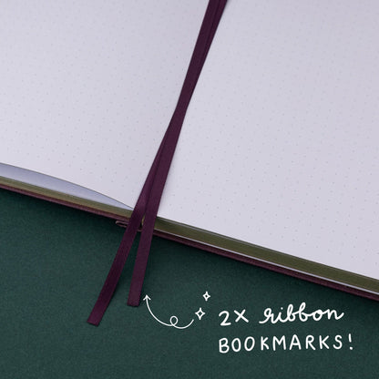 Tsuki ‘Summer Witch’ Limited Edition Glitter Linen Bullet Journal ☾