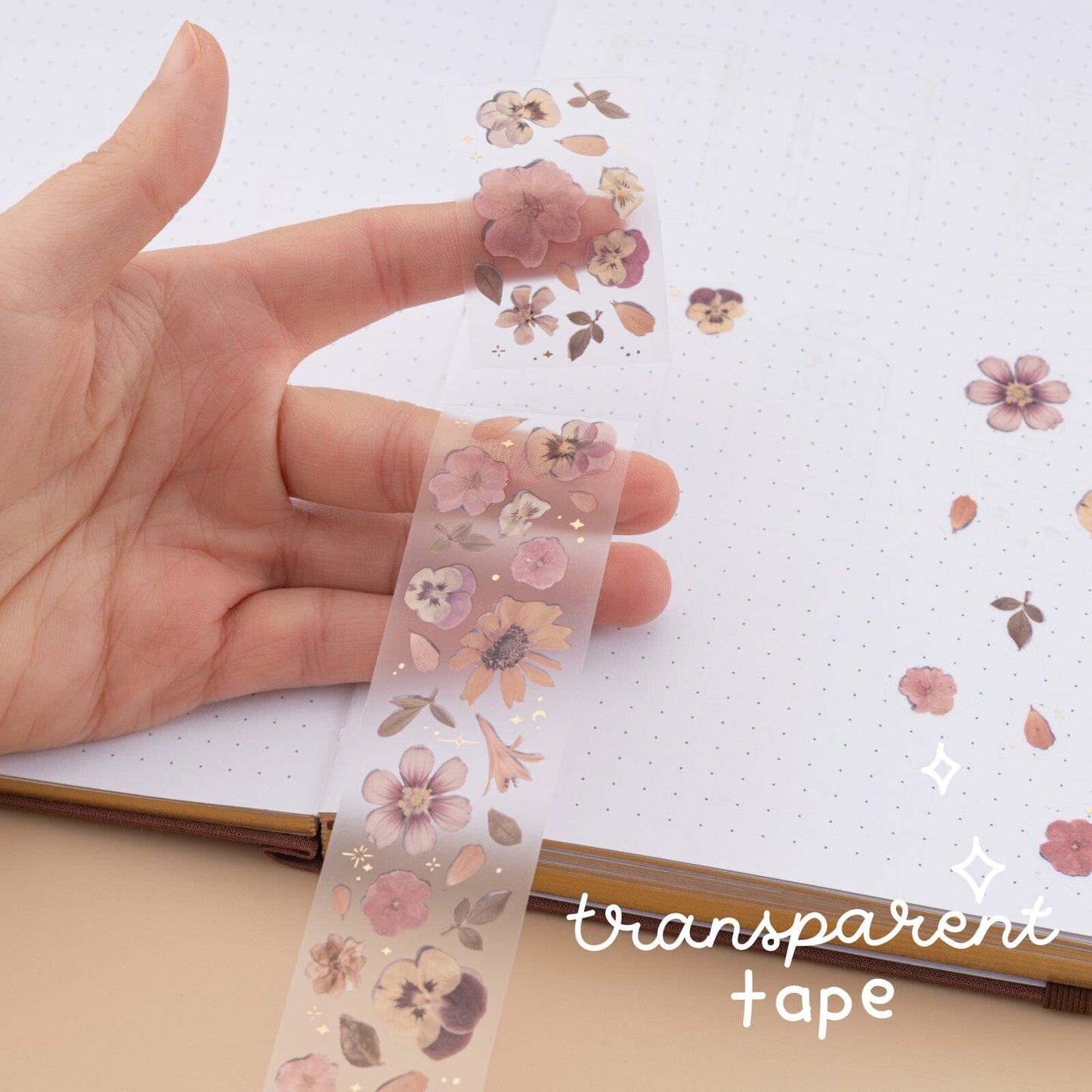 Tsuki ‘Dried Flowers’ Washi Tape Set ☾