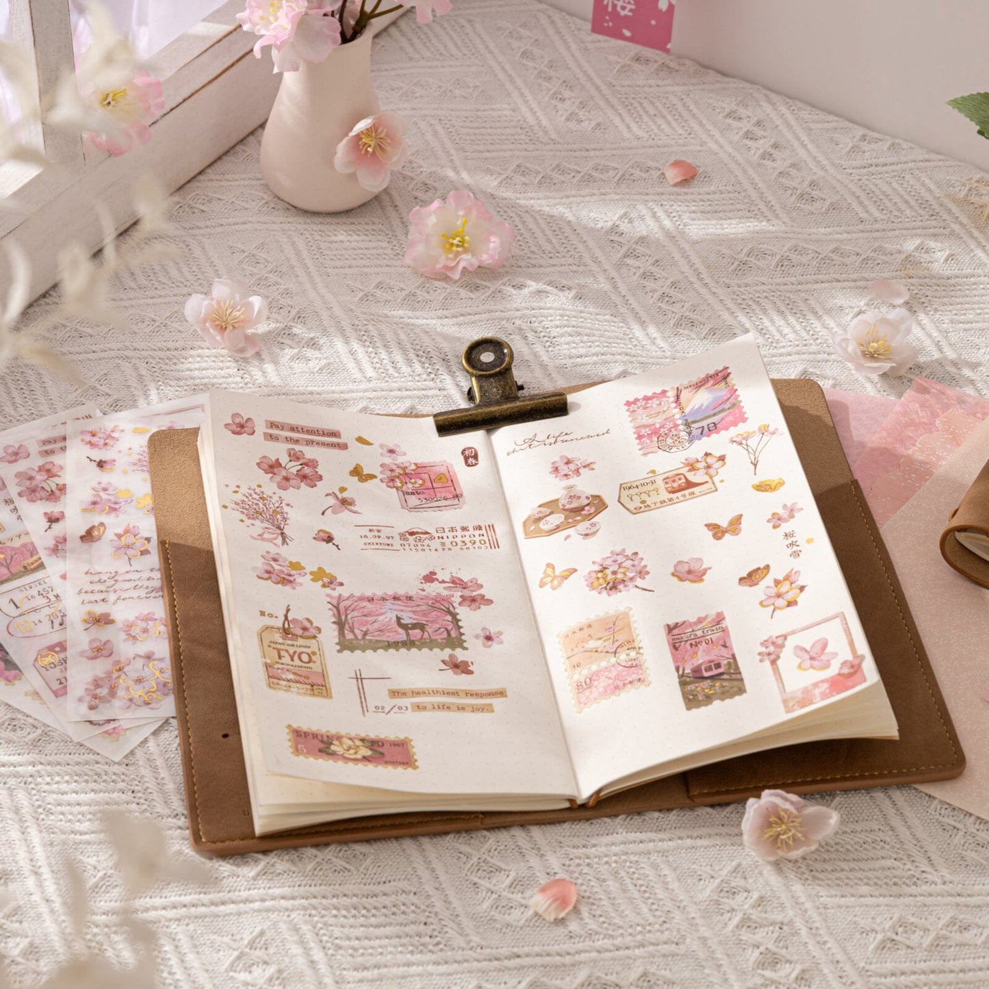 Hinoki - ‘Sakura Haze’ Print-On Sticker Set