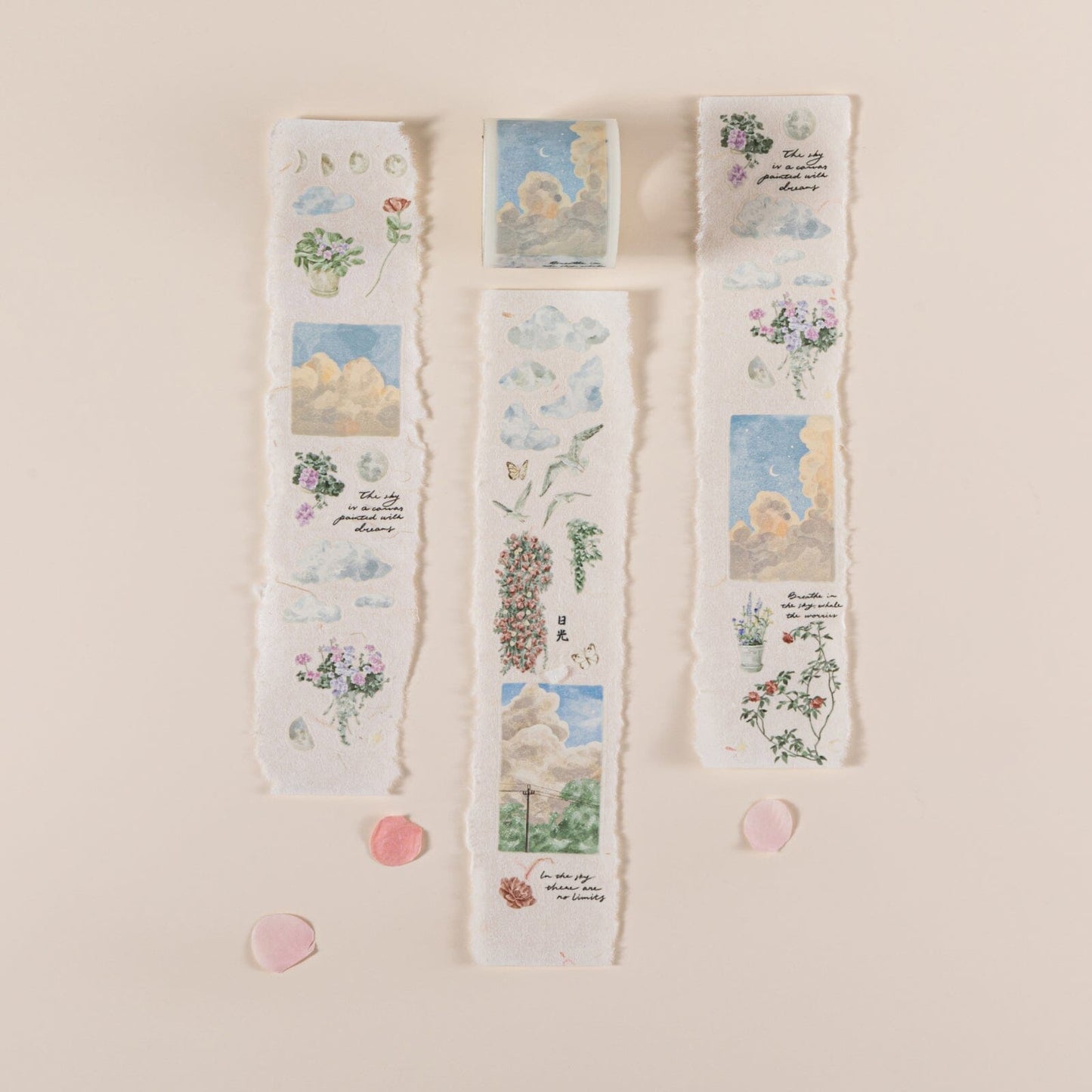 Hinoki - ‘Into the Sky’ PET Decorative Tape Set