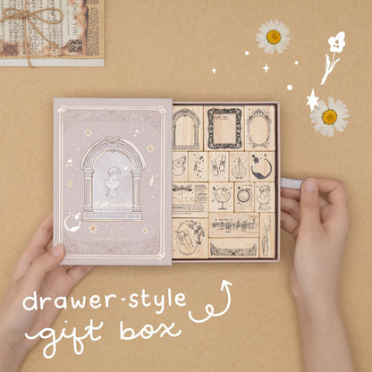 Tsuki ‘Light Academia’ Stamp Set ☾