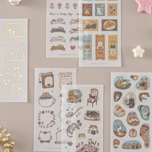 Tsuki ‘Neko Days’ Sticker Set ☾