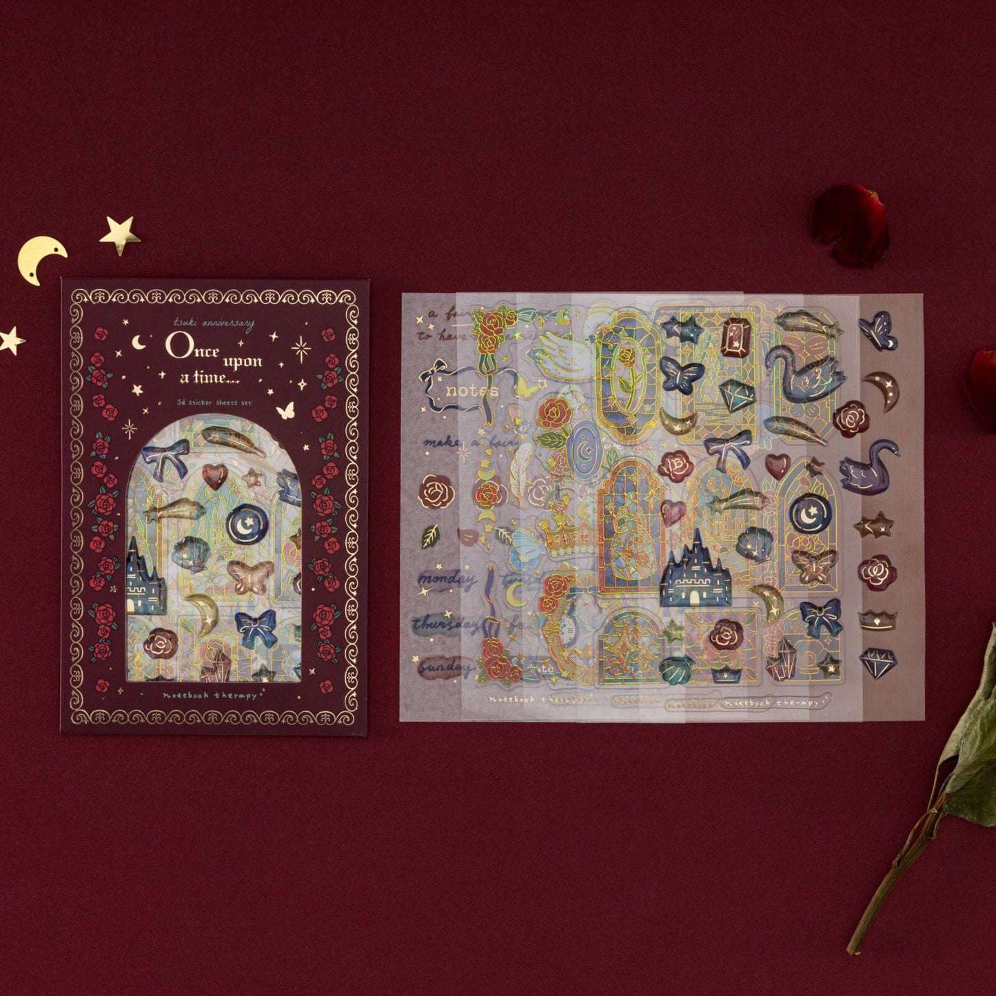 Tsuki ‘Once Upon a Time’ 3D Sticker Set ☾