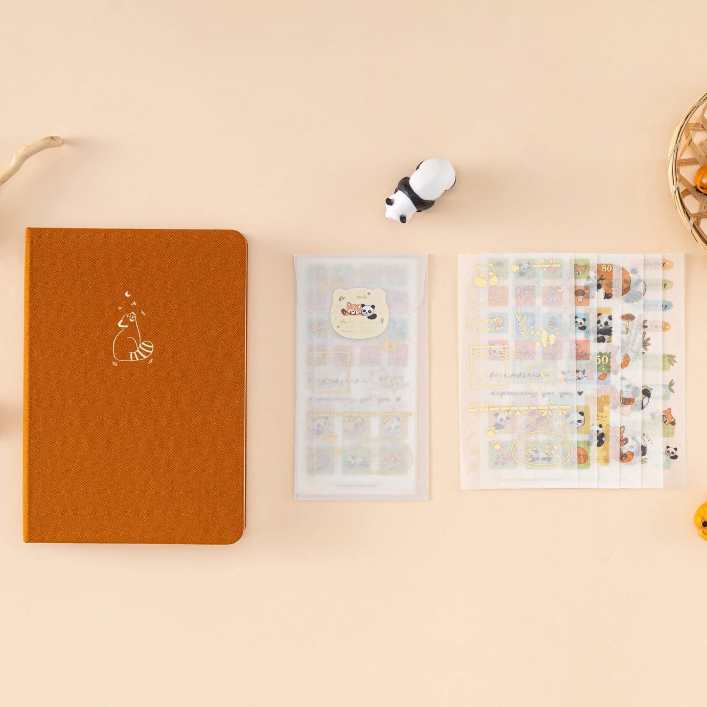 Tsuki ‘Panda Friends’ Sticker Set ☾