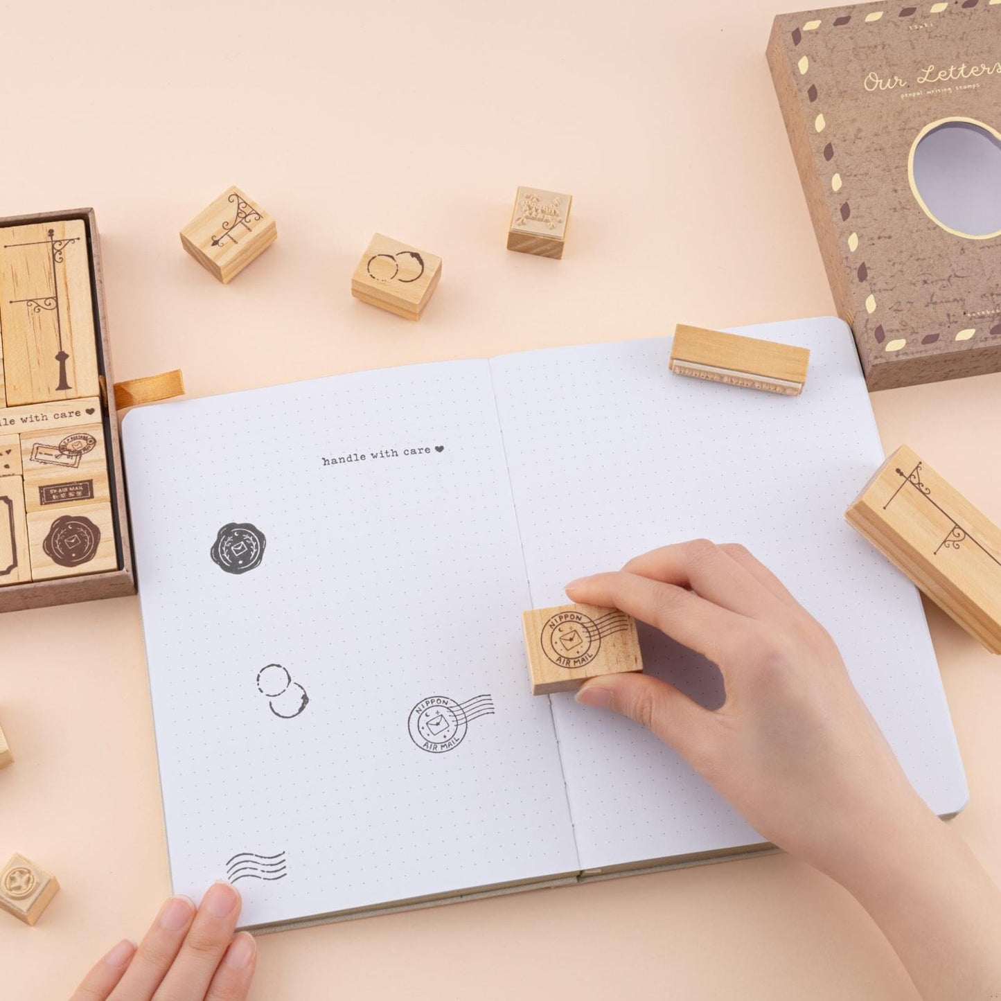 Tsuki ‘Our Letters’ Penpal Stamp Set ☾