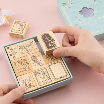 Tsuki ‘Sakura Days’ Bullet Journal Stamp Set ☾
