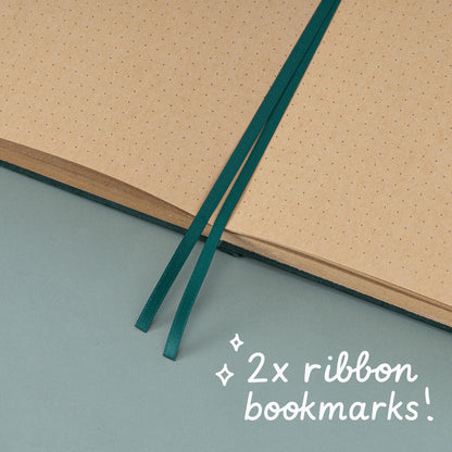 Tsuki ‘Luminous Garden’ Limited Edition Kraft Paper Bullet Journal in A5 ☾