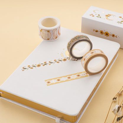 Tsuki ‘Summer Moonflower’ Washi Tape Set ☾