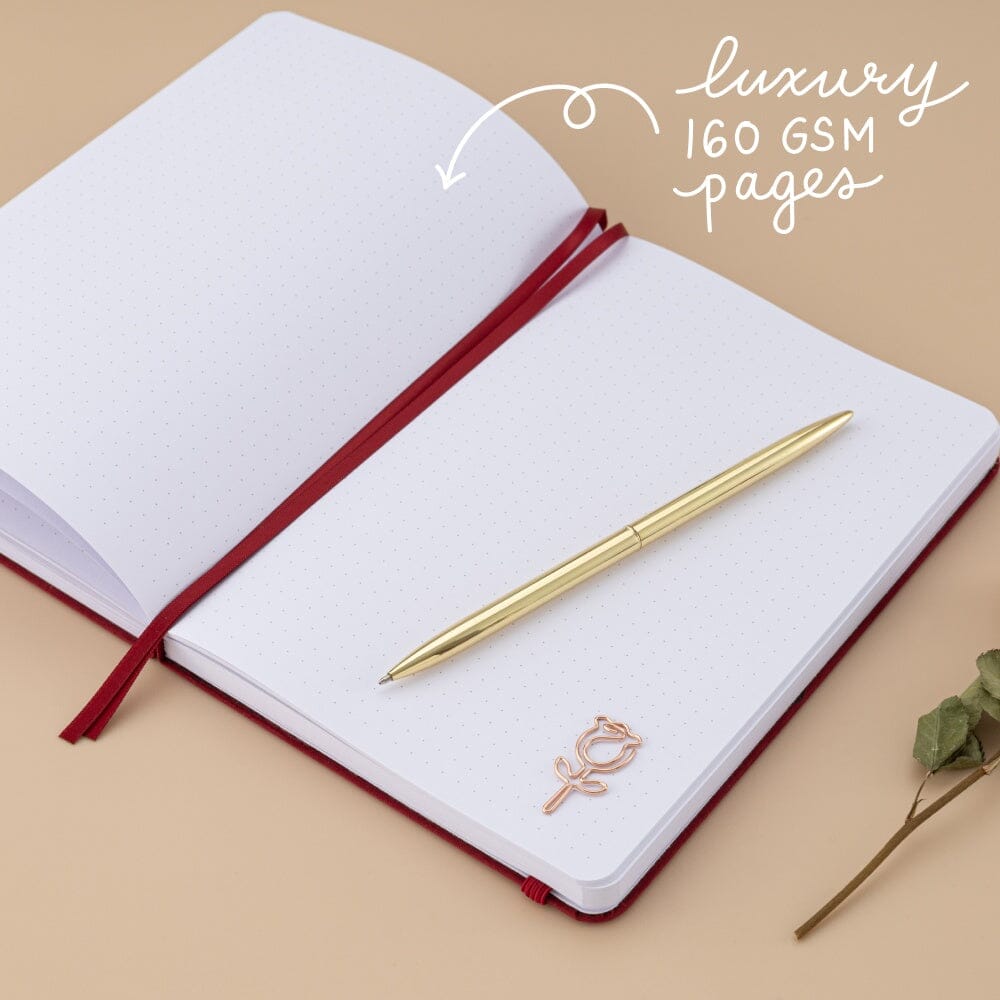 Tsuki ‘Vintage Rose’ Petal Red Limited Edition Bullet Journal ☾