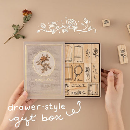 Tsuki ‘Vintage Rose’ #2 Large Stamp Set ☾