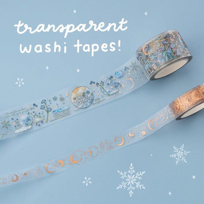 Tsuki ‘Winter Moonflower’ Washi Tape Set ☾