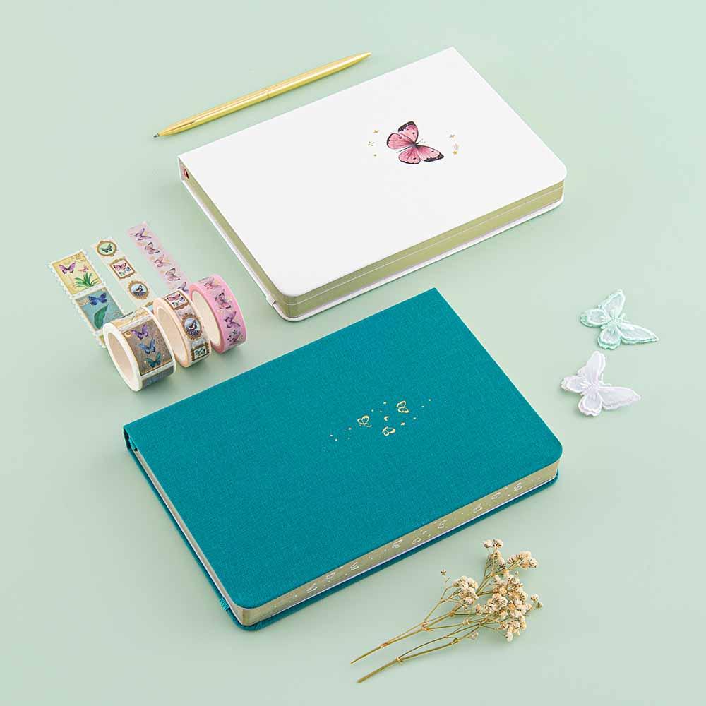 Tsuki Teal Sky ‘Flutter + Dream’ Limited Edition Bullet Journal by Notebook Therapy x Pelinkan ☾