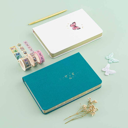 Tsuki Teal Sky ‘Flutter + Dream’ Limited Edition Bullet Journal by Notebook Therapy x Pelinkan ☾