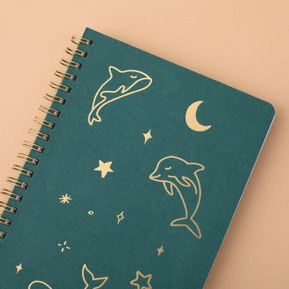 Tsuki 'Ocean' Limited Edition Ring Bound Bullet Journal ☾