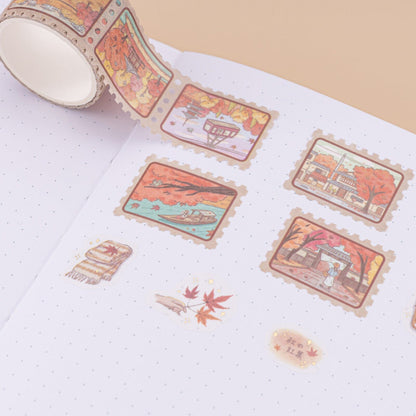 Tsuki ‘Maple Journey’ Washi Tape Set ☾