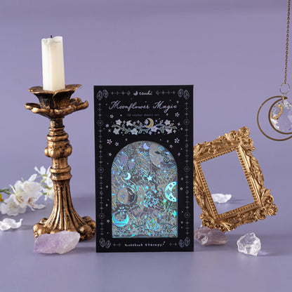 Tsuki ‘Moonflower Magic’ 3D Sticker Set ☾