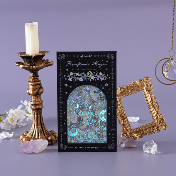 Tsuki ‘Moonflower Magic’ 3D Sticker Set ☾