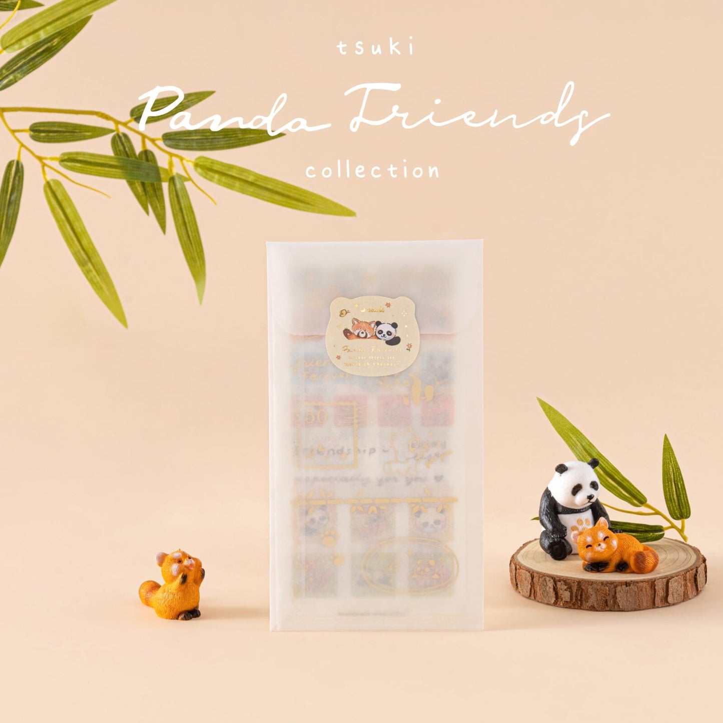 Tsuki ‘Panda Friends’ Sticker Set ☾