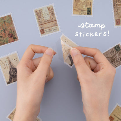 Tsuki ‘Journée à Paris’ Scrapbook Sticker Set ☾