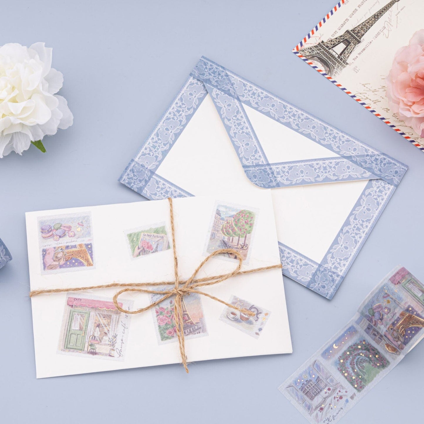 Tsuki ‘Journée à Paris’ Washi Tape Set ☾